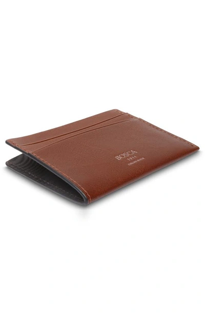Shop Bosca Weekend Leather Wallet In Light Brown