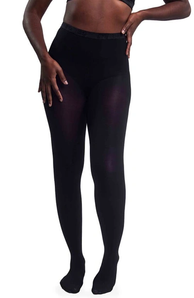 Shop Nude Barre 12 Am Footed Opaque Tights In 12am