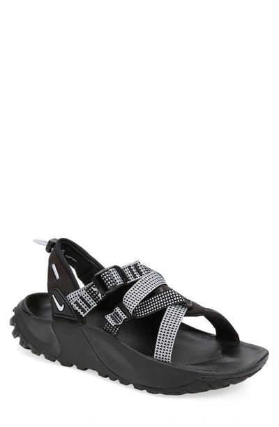 Shop Nike Oneonta Sandal In Black/ Wolf Grey/ Anthracite