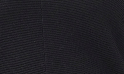 Shop 1.state Rib V-neck Blouson Sleeve Sweater In Rich Black