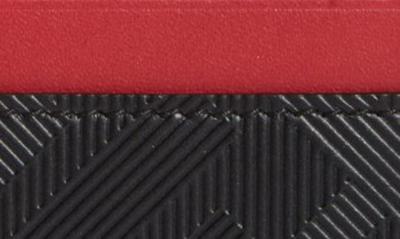Shop Fendi Colorblock Leather Card Case In Nero/ Rosso
