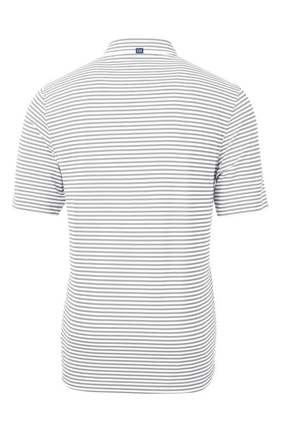 Cutter & Buck Forge Pencil Stripe Stretch Mens Big And Tall Polo Shirt In Polished