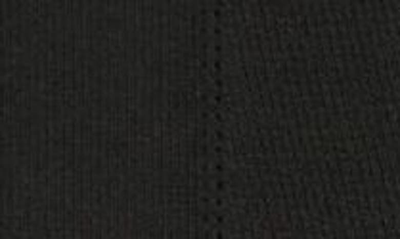 Shop Donna Karan Woman Sweetheart Neck Long Sleeve Sweater Dress In Black