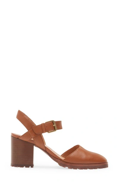 Shop Madewell The Claudie Lugsole Mary Jane In Dried Maple