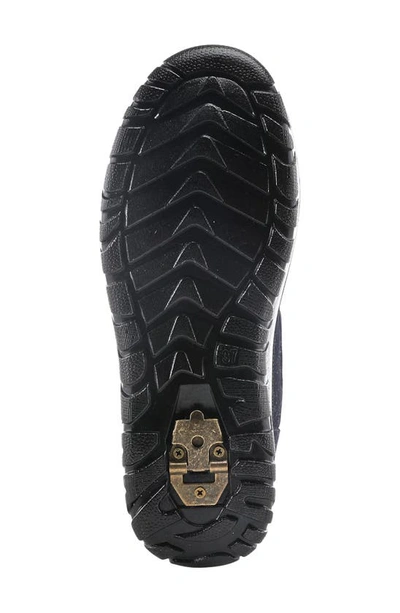 Flexus By Spring Step Lakeeffect Waterproof Faux Fur Lined Quilted Bootie In Navy