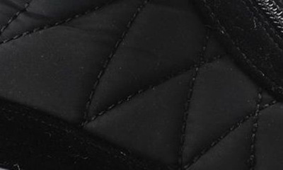 Flexus By Spring Step Lake Effect Waterproof Faux Fur Lined Quilted Snow Bootie In Black