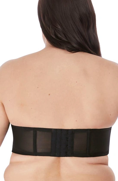 Elomi Smooth Full Figure Strapless Underwire Bra In Black