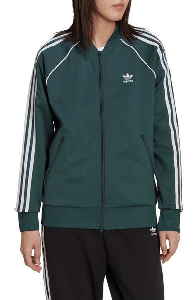 Adidas Originals Primeblue Sst Track Jacket In Mineral Green | ModeSens