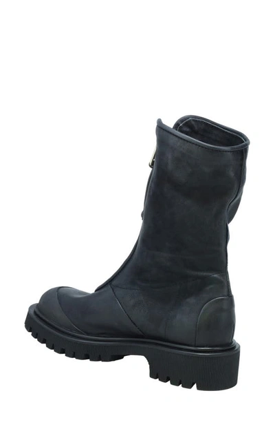 Shop As98 Tobie Lug Sole Combat Boot In Black