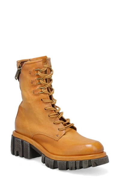 Shop As98 Haider Lug Sole Boot In Honey