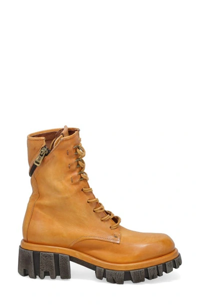 Shop As98 Haider Lug Sole Boot In Honey