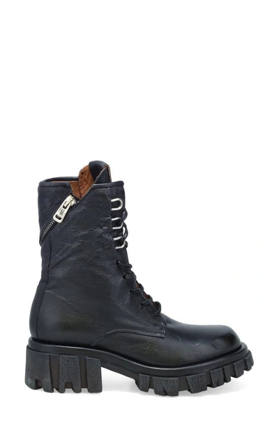 Shop As98 Haider Lug Sole Boot In Black