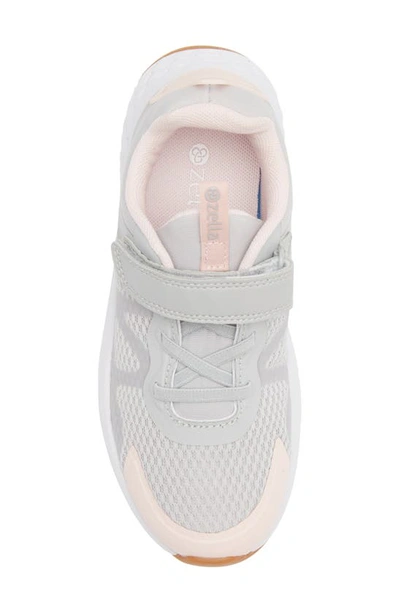 Shop Zella Kids' Rapid Sneaker In Grey Glacier- Pink