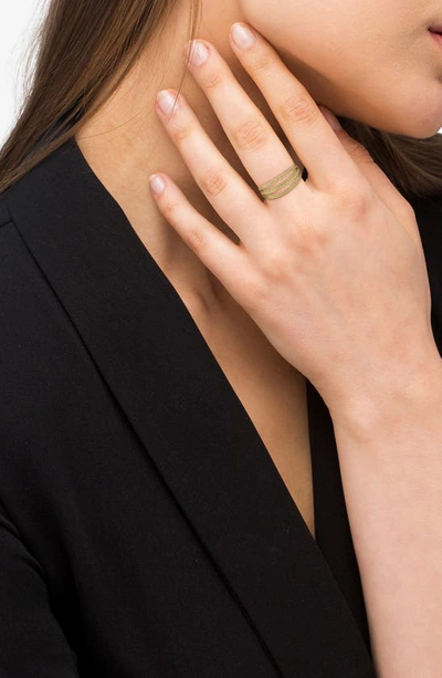 Lagos Signature Caviar Stack Ring In Gold