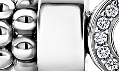 Lagos Caviar Spark Diamond Station Rope Bracelet In Silver Diamond
