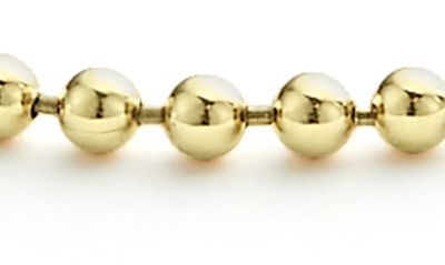 Shop Lagos Signature Caviar Ball Chain Bracelet In Gold