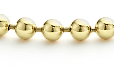 Lagos Signature Caviar Ball Chain Bracelet In Gold