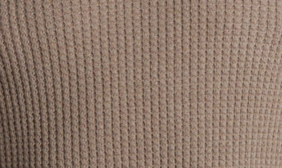 Billy Reid Mini Waffle Crewneck T-shirt In Tan