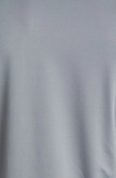 Shop Barbell Apparel Drop Hem Long Sleeve T-shirt In Slate