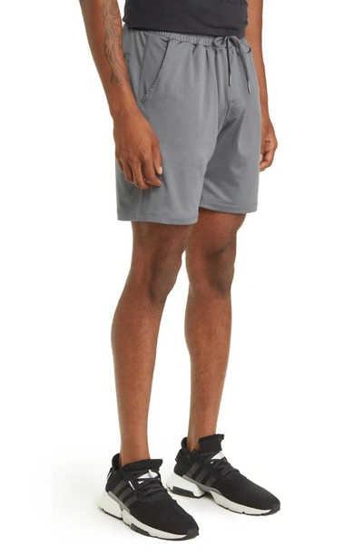 Shop Barbell Apparel Recover Shorts In Slate