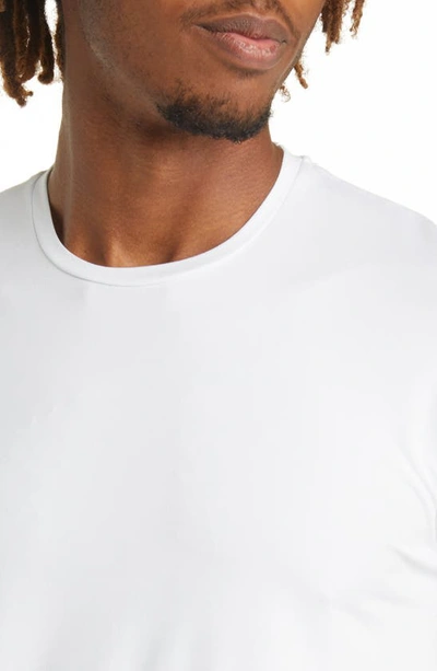 Shop Barbell Apparel Drop Hem T-shirt In White