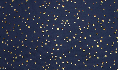 Shop Popatu Kids' Foil Shimmer Tulle Dress In Navy