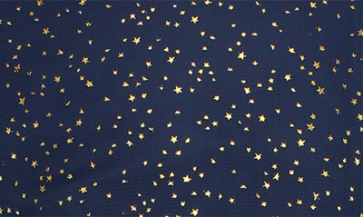 Popatu Kids' Foil Shimmer Tulle Dress In Navy