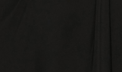 Shop Alex Evenings Illusion Lace Matte Jersey Column Gown In Black