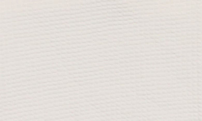 Maniere Quilted Waffle Weave Stretch Cotton Footie In Ivory