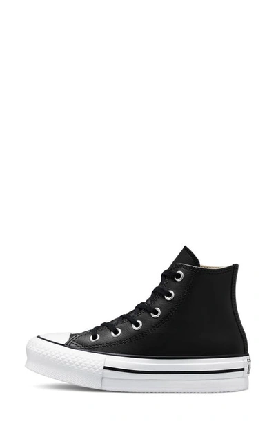 Converse Kids' Chuck Taylor® All Star® Eva Lift High Top Sneaker In  Black/ivory | ModeSens