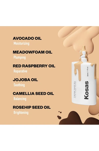 Kosas Tinted Face Oil Comfy Skin Tint Tone 9.5 1.0 oz/ 30 ml