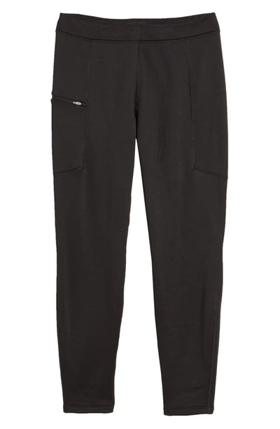Shop Patagonia Crosstrek Power Stretch® Performance Fleece Pants In Black