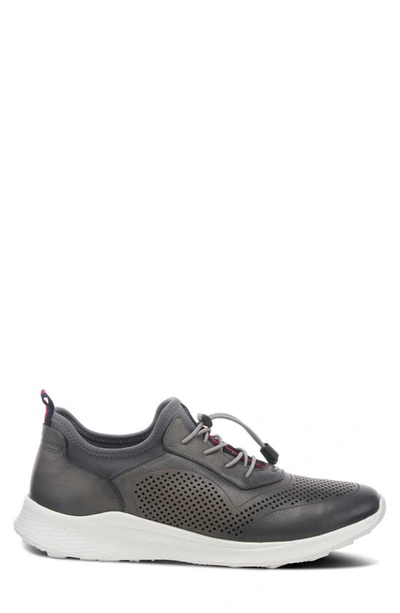 Spring Step Kris Leather Sneaker In Grey