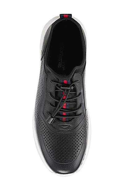 Spring Step Kris Leather Sneaker In Black