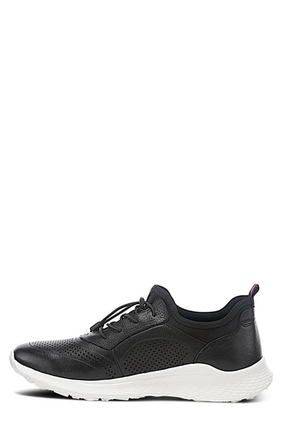 Spring Step Kris Leather Sneaker In Black