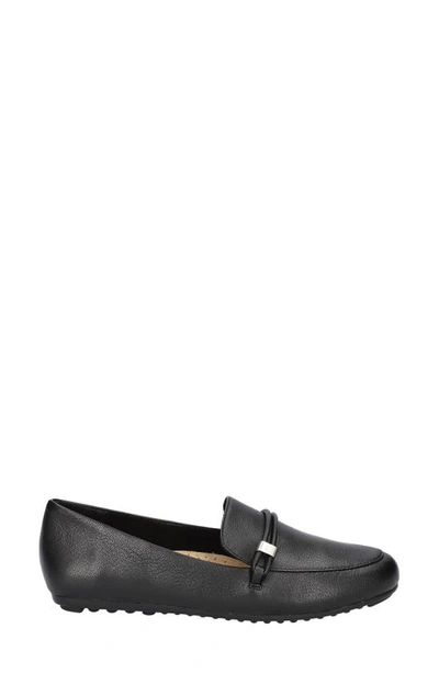 Shop Bella Vita Jerrica Loafer In Black Leather