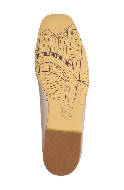 Bella Vita Vivien Womens Leather Dressy Pointed Toe Flats In Champagne Leather