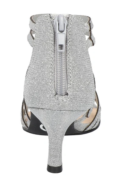 Shop Bella Vita Karlette Sandal In Silver Glitter