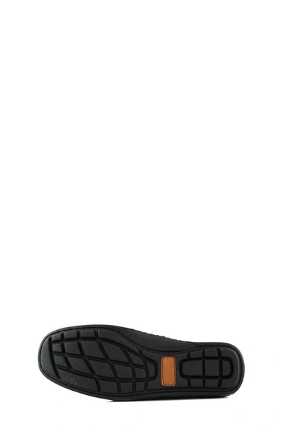 Marc Joseph New York Kids' Edgewood Road Bit Loafer In Black Grainy