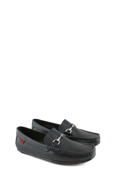 Marc Joseph New York Kids' Edgewood Road Bit Loafer In Black Grainy