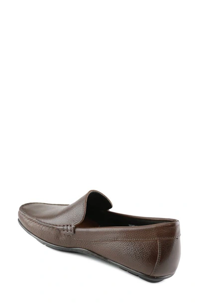 Shop Marc Joseph New York Kids' Times Square Loafer In Brown Grainy