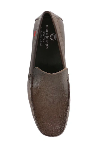 Shop Marc Joseph New York Kids' Times Square Loafer In Brown Grainy