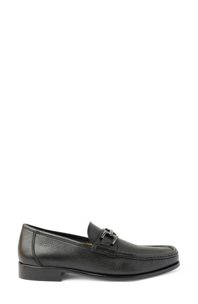 Shop Bruno Magli Trieste Bit Loafer In Black Cervo