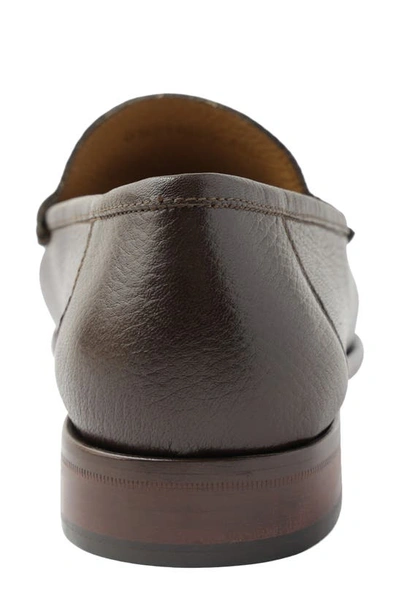 Shop Bruno Magli Trieste Bit Loafer In Dark Brown Cervo