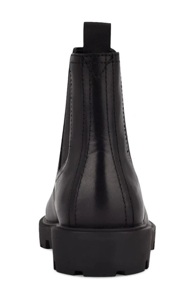 Shop Nine West Yeeps Chelsea Boot In Black Leather