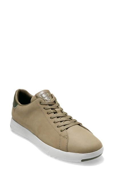 Shop Cole Haan Grandpro Low Top Sneaker In Stone Gray