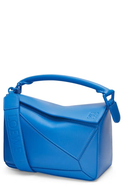 Loewe Puzzle Bag Beige and Blue