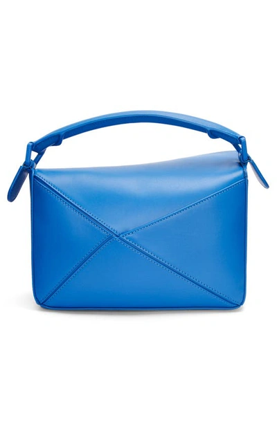 Loewe Puzzle Bag Beige and Blue