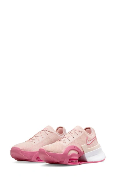 Shop Nike Air Zoom Superrep 3 Hiit Class Training Shoe In Pink Oxford/ Soft Pink