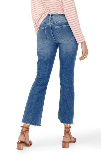 Hatch The Crop Maternity Jeans In Indigo